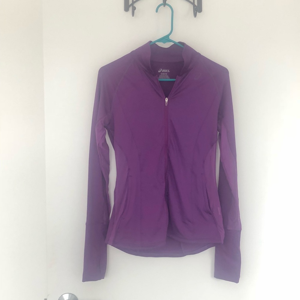 Women's Asics Purple Long Sleeve Athletic Pullover